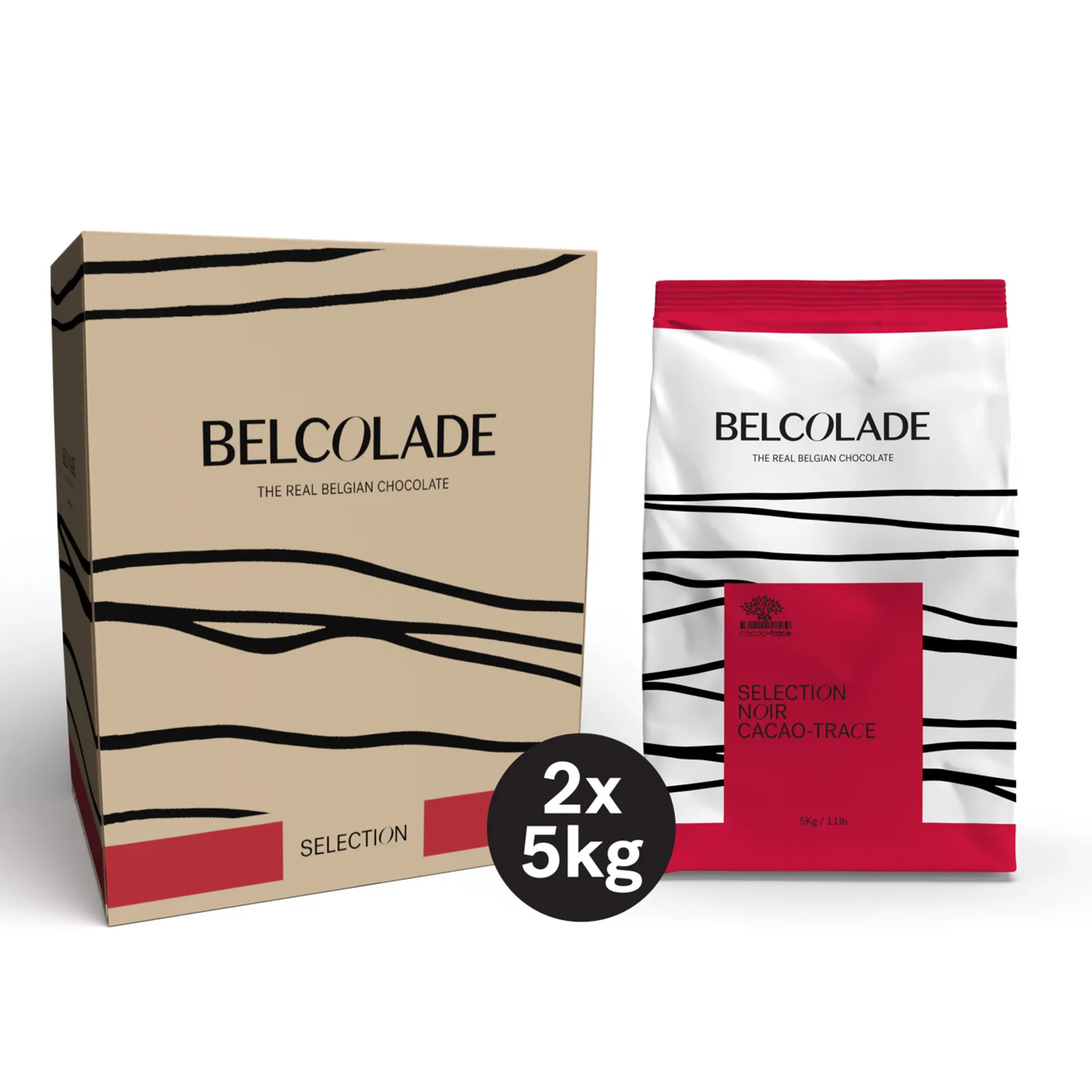 Belcolade Selection Noir Cacao-Trace (Dark Chocolate 60%) - Puratos
